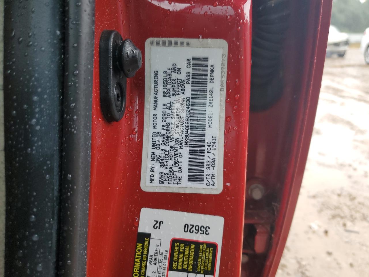 2009 Toyota Corolla VIN 1NXBU40E69Z024630 Copart auction photo, front end damage thumbnail 12