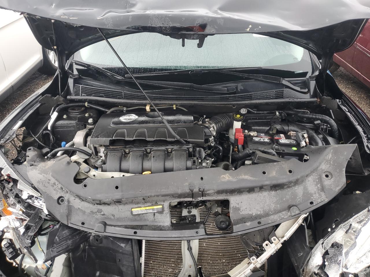 2013 Nissan Sentra VIN 3N1AB7AP0DL696776 Copart auction photo, front end / minor dent/scratches damage thumbnail 13