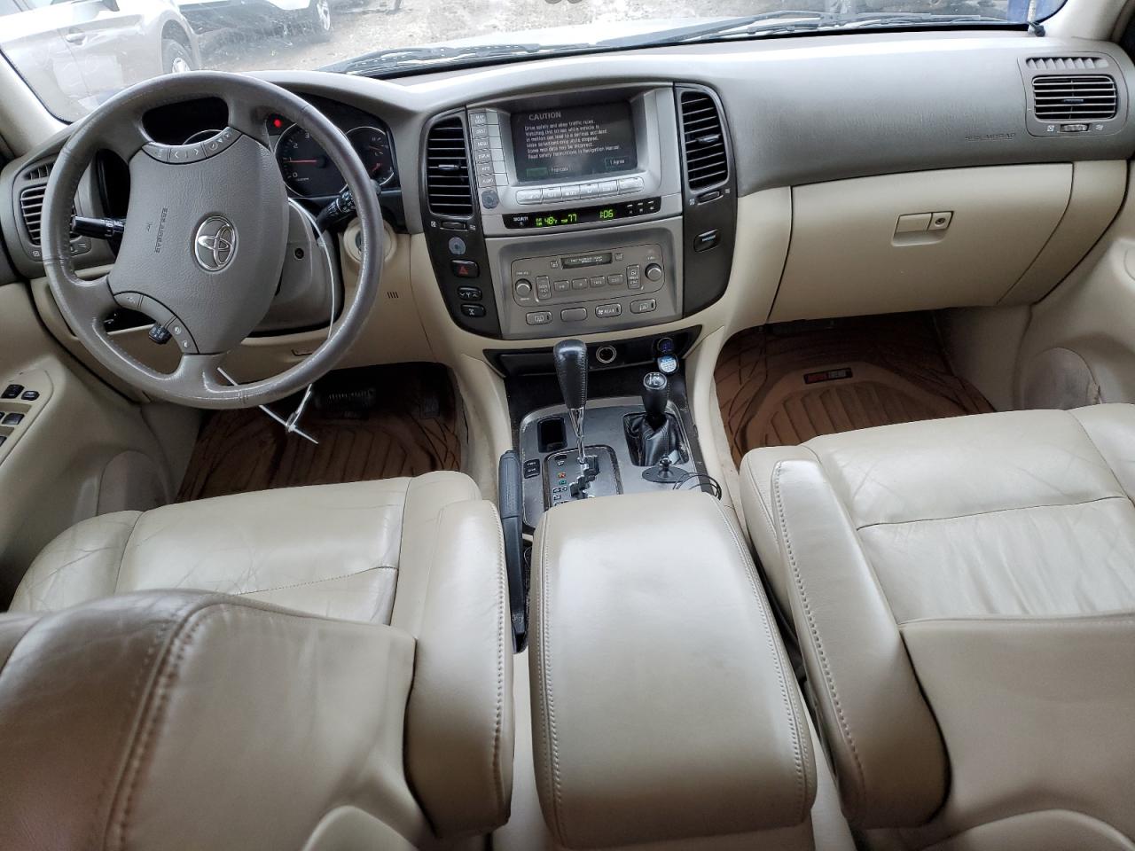 2004 Toyota Land Cruiser VIN JTEHT05J442057643 Copart auction photo, mechanical / side damage thumbnail 8