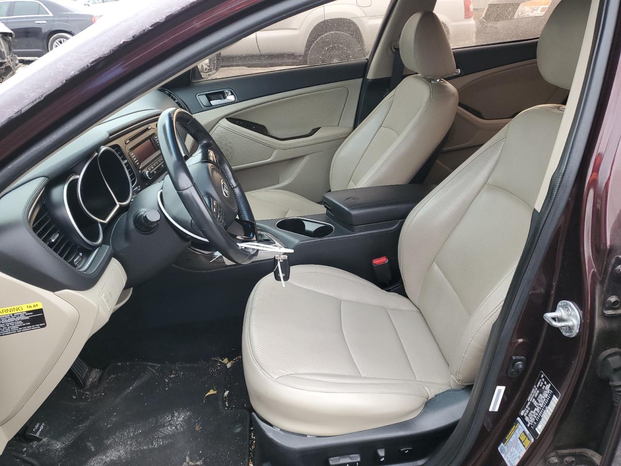 2015 KIA Optima VIN 5XXGN4A7XFG349175 Copart auction photo, side damage thumbnail 7