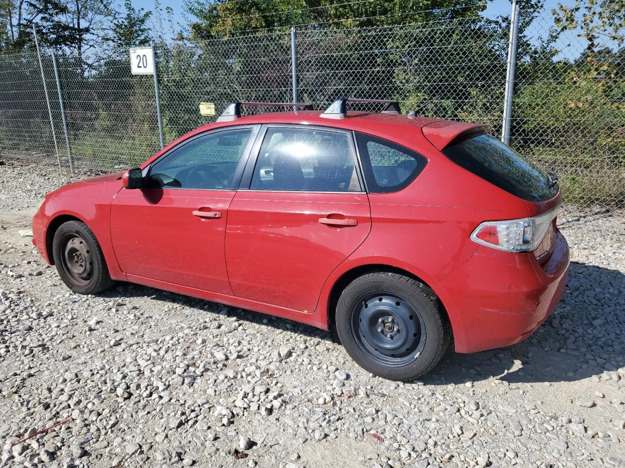 2009 Subaru Impreza VIN JF1GH61609H807927 Copart auction photo, hail damage thumbnail 2