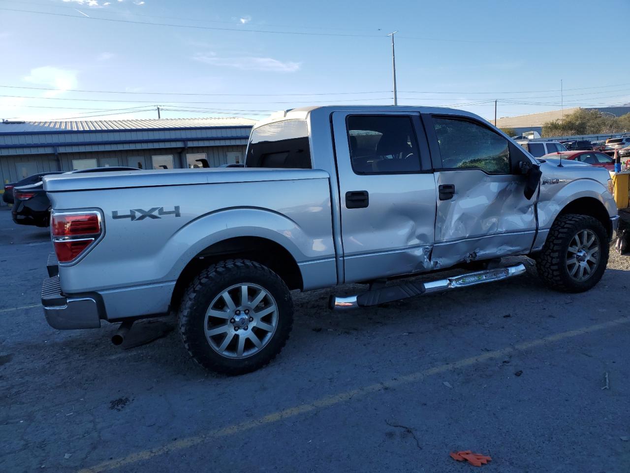 2009 Ford F-150 VIN 1FTPW14V29KC17740 Copart auction photo, side / front end damage thumbnail 3