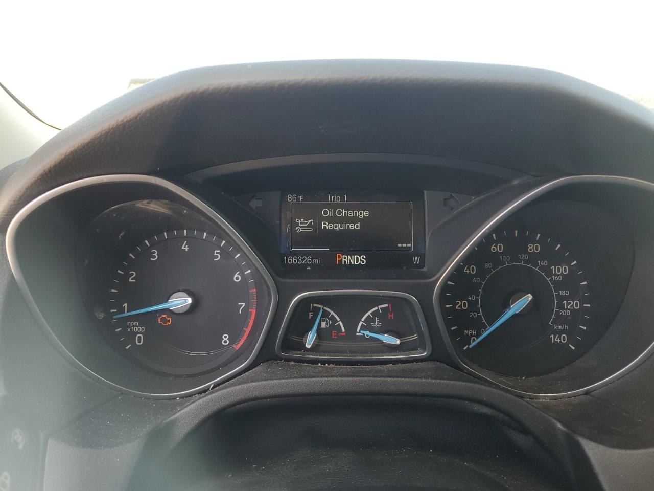 2016 Ford Focus VIN 1FADP3J29GL220363 Copart auction photo, rear end damage thumbnail 9