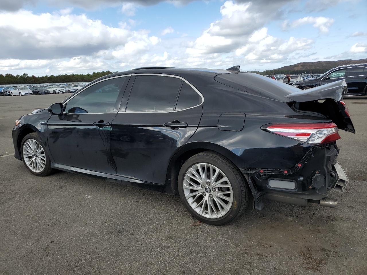 2018 Toyota Camry VIN 4T1B21HK4JU503454 Copart auction photo, rear end / front end damage thumbnail 2