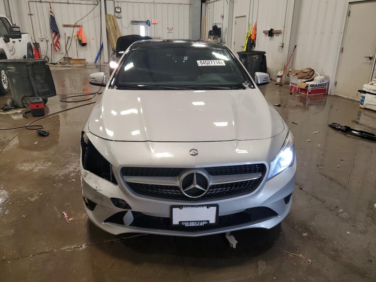 2014 Mercedes-Benz CLA-klasse VIN WDDSJ4EB8EN038051 Copart auction photo, front end damage thumbnail 5