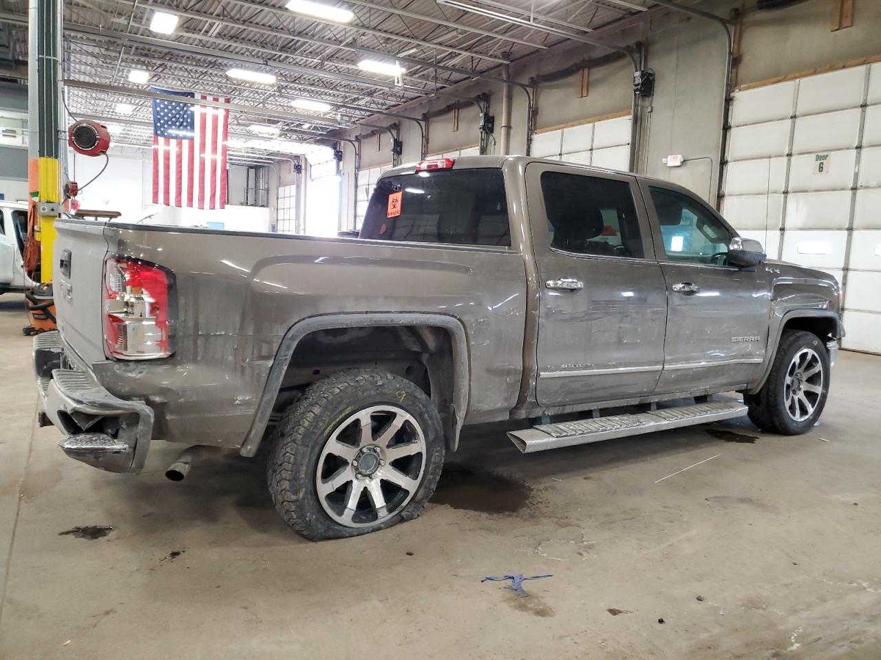 2014 GMC Sierra VIN 3GTU2VEC4EG500533 Copart auction photo, side / front end damage thumbnail 3