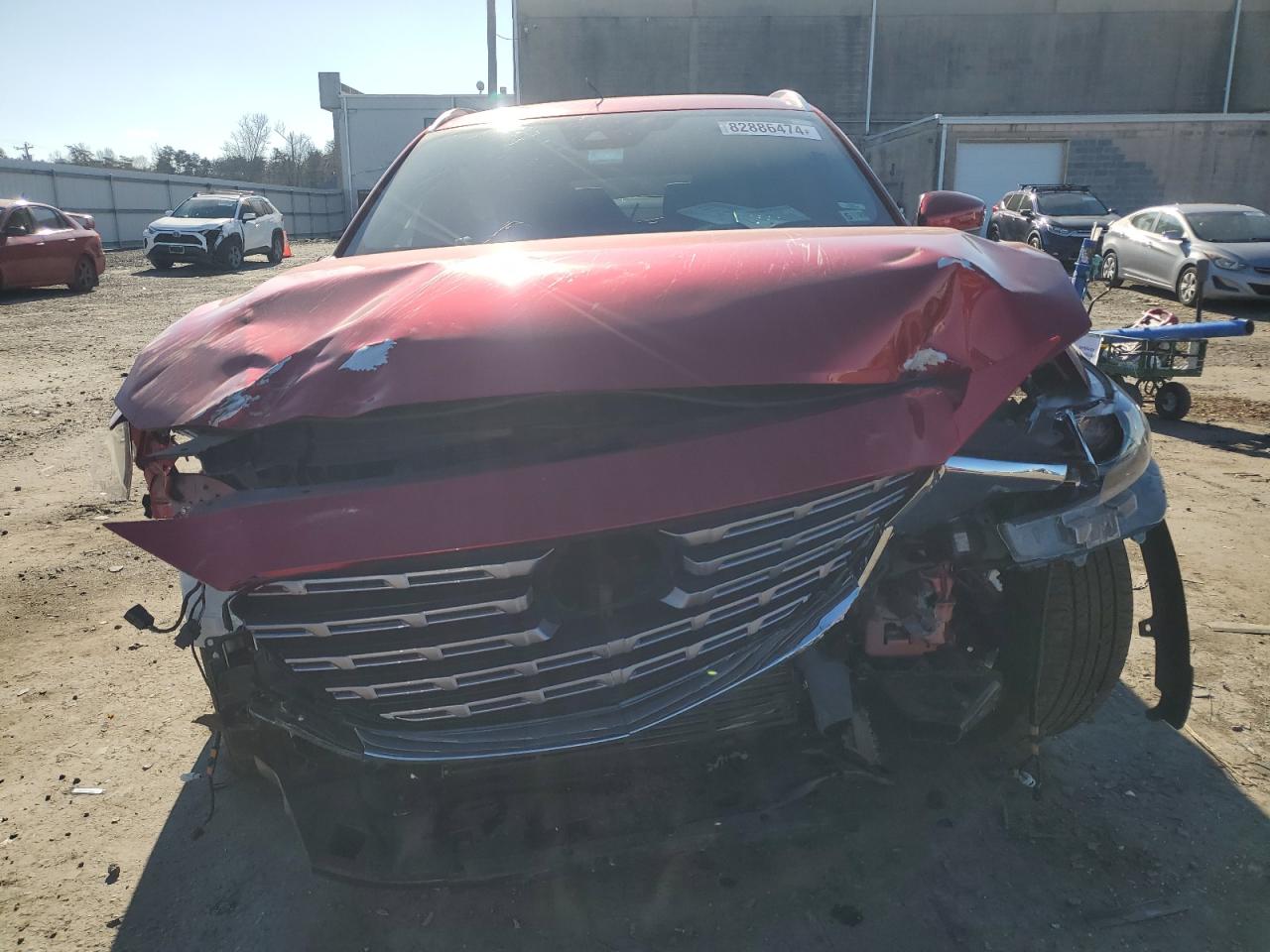 2022 Mazda CX-9 VIN JM3TCBEY8N0617529 Copart auction photo, all over damage thumbnail 5