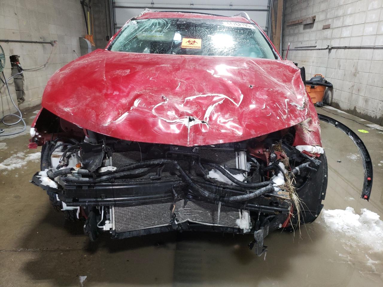 2017 Nissan Rogue VIN 5N1AT2MV0HC870334 Copart auction photo, rollover damage thumbnail 5