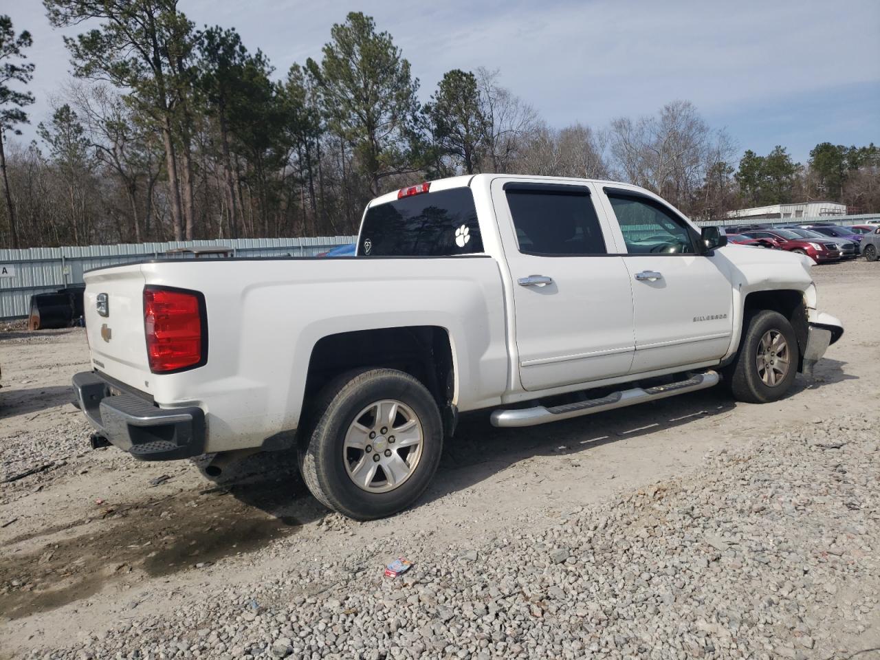 2015 Chevrolet Silverado VIN 3GCPCREC6FG315631 Copart auction photo, front end / side damage thumbnail 3