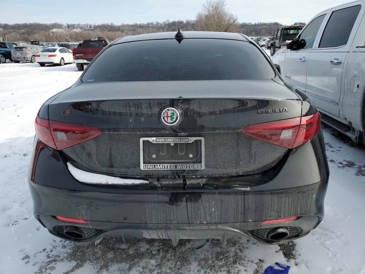 2020 Alfa Romeo Giulia VIN ZARFANBNXL7631479 Copart auction photo, side damage thumbnail 6