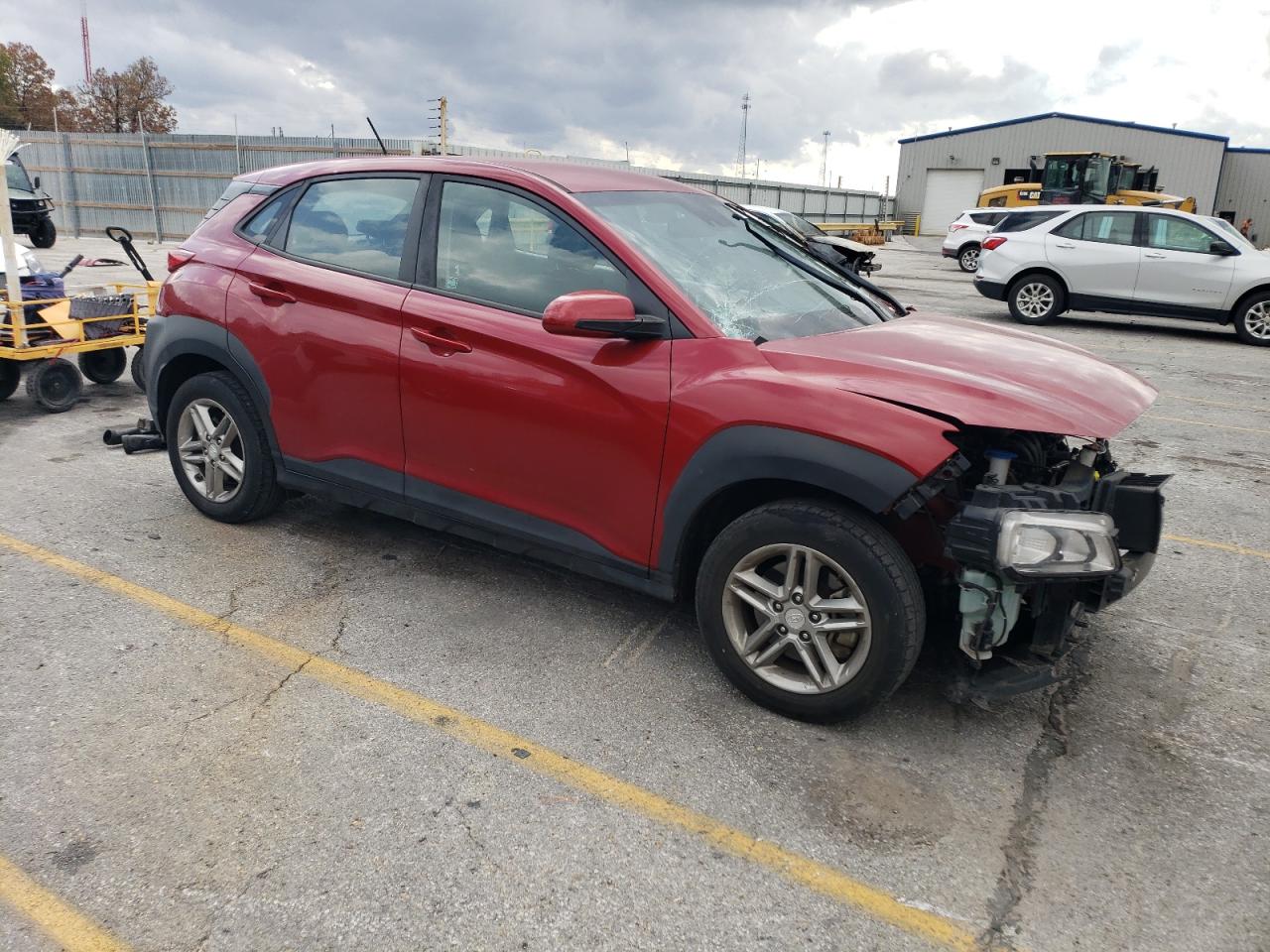 2019 Hyundai Kona VIN KM8K1CAA2KU194293 Copart auction photo, front end / undercarriage damage thumbnail 4