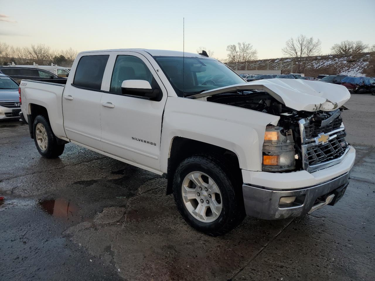 2015 Chevrolet Silverado VIN 3GCUKREC9FG175712 Copart auction photo, front end damage thumbnail 4