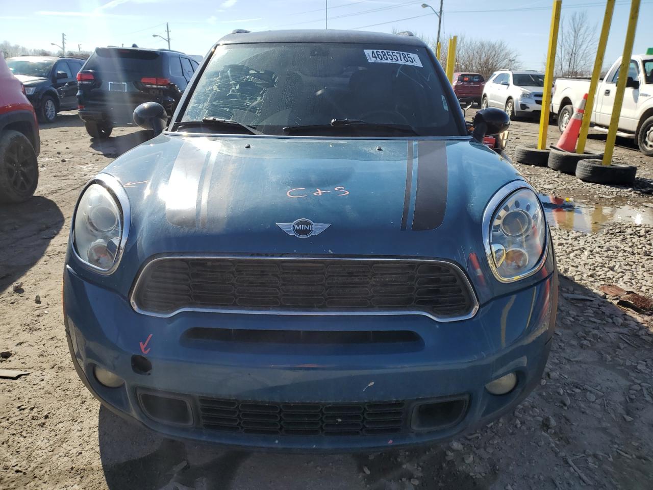 2011 MINI Cooper VIN WMWZC5C57BWL53481 Copart auction photo, side / rear end damage thumbnail 5