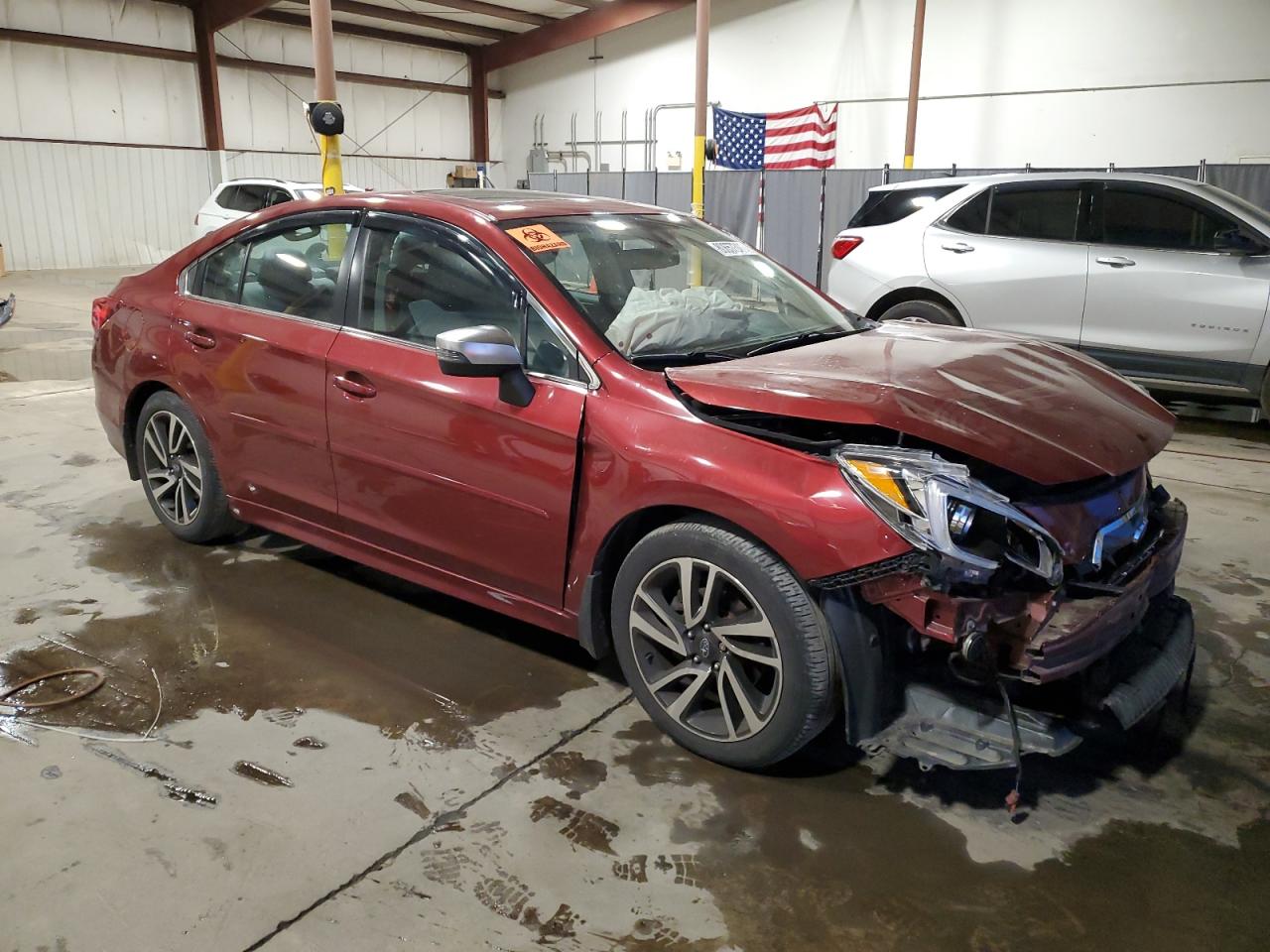 2017 Subaru Legacy VIN 4S3BNAS68H3044694 Copart auction photo, front end damage thumbnail 4