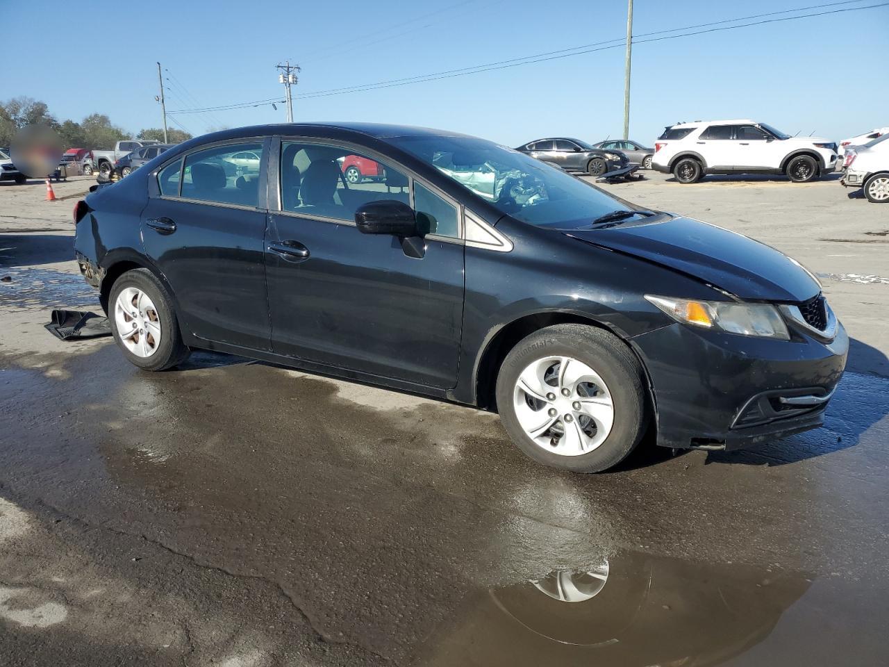 2014 Honda Civic VIN 19XFB2F58EE039212 Copart auction photo, rear end damage thumbnail 4