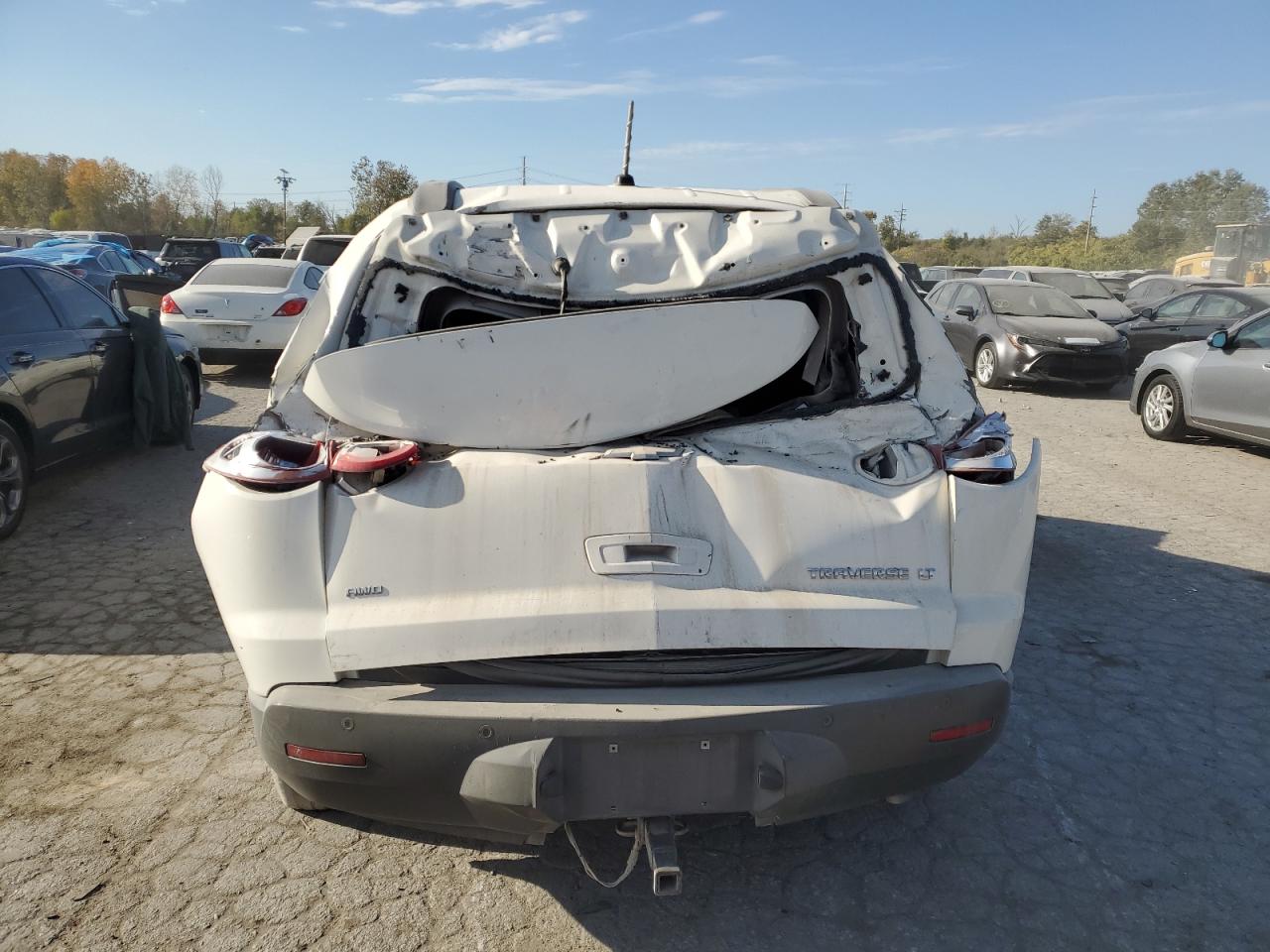 2011 Chevrolet Traverse VIN 1GNKVGED2BJ243022 Copart auction photo, front end / rear end damage thumbnail 6