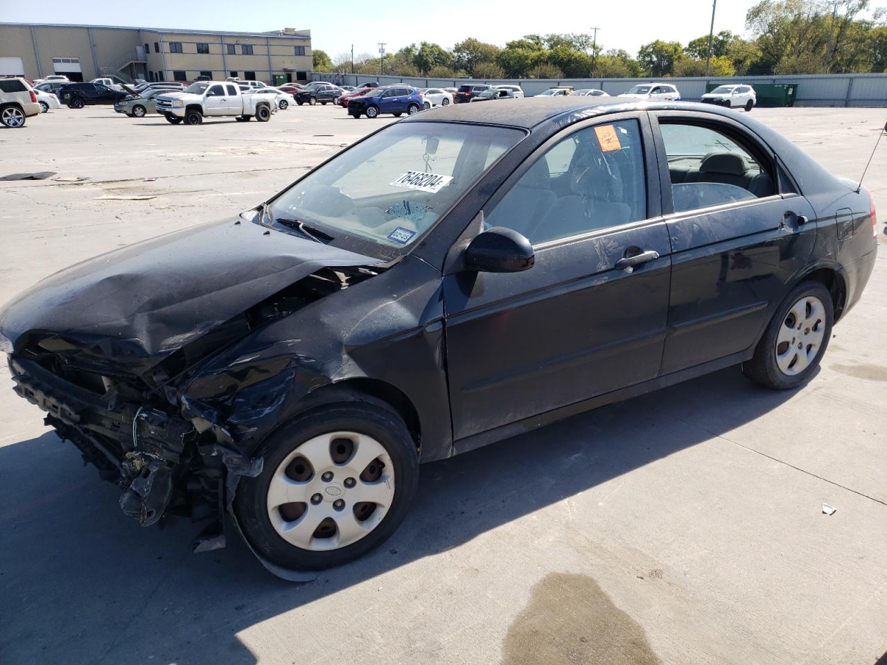 2009 KIA Spectra VIN KNAFE221695620345
