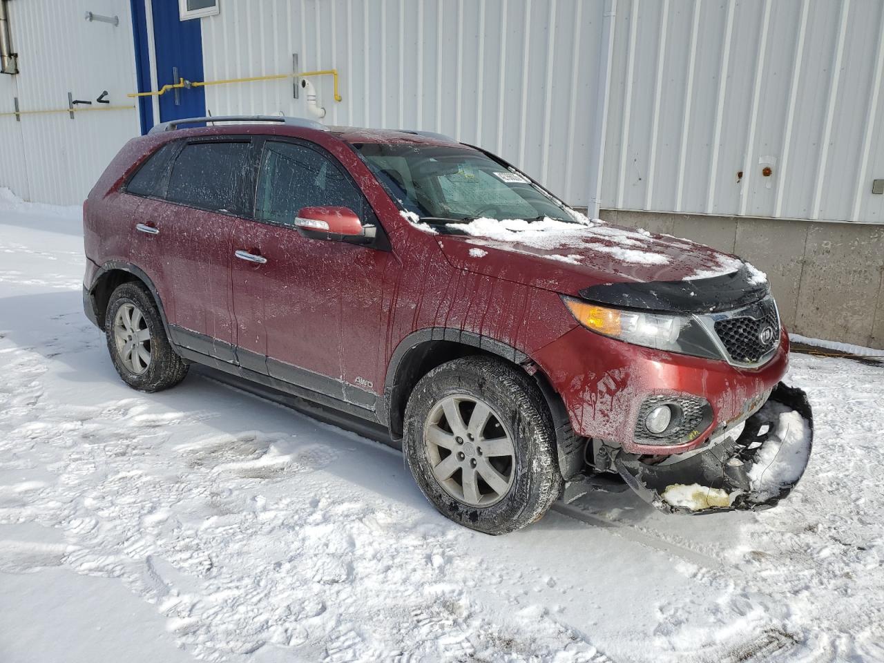 2013 KIA Sorento VIN 5XYKTDA21DG423547 Copart auction photo, rear end / front end damage thumbnail 4