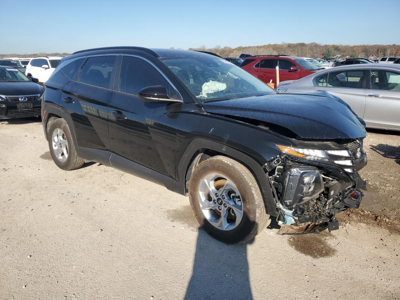 2024 Hyundai Tucson VIN 5NMJB3DE8RH373936 Copart auction photo, all over / mechanical damage thumbnail 4