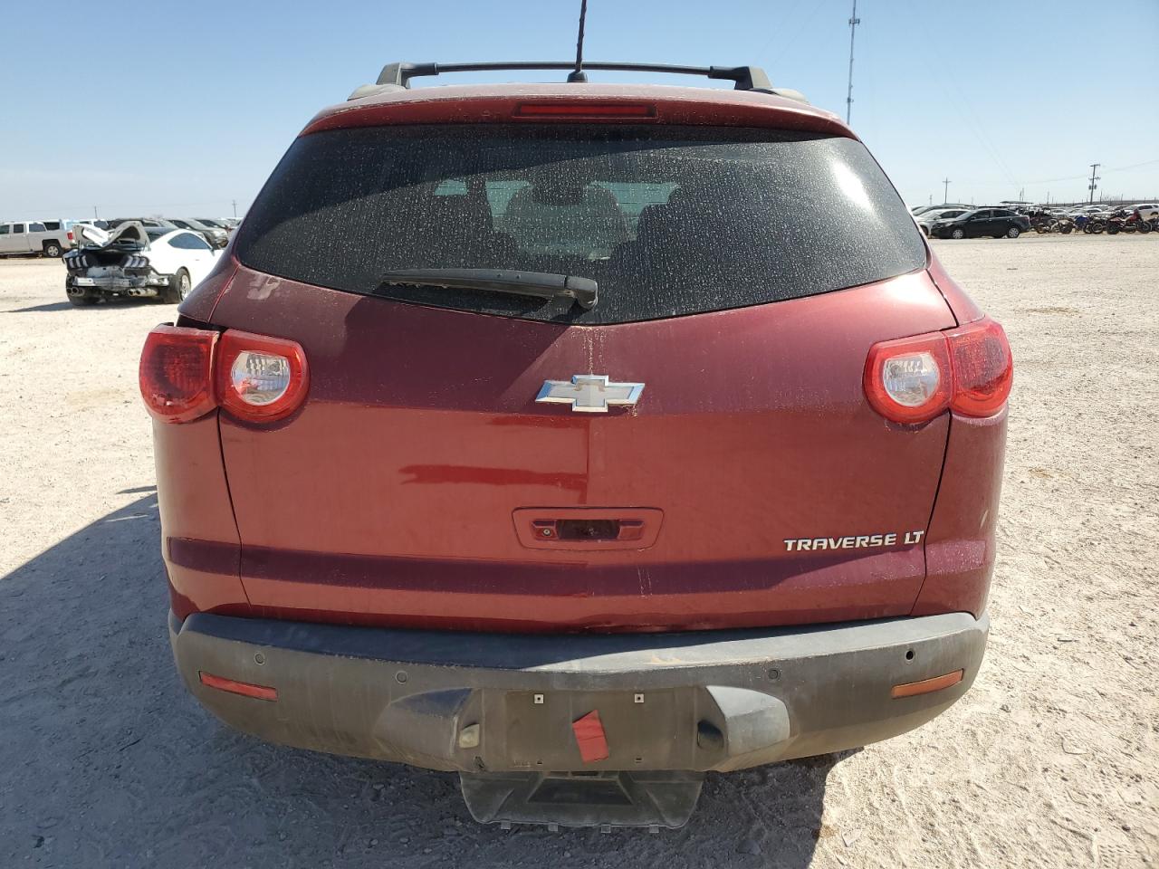 2011 Chevrolet Traverse VIN 1GNKRGED5BJ360159 Copart auction photo, all over damage thumbnail 6