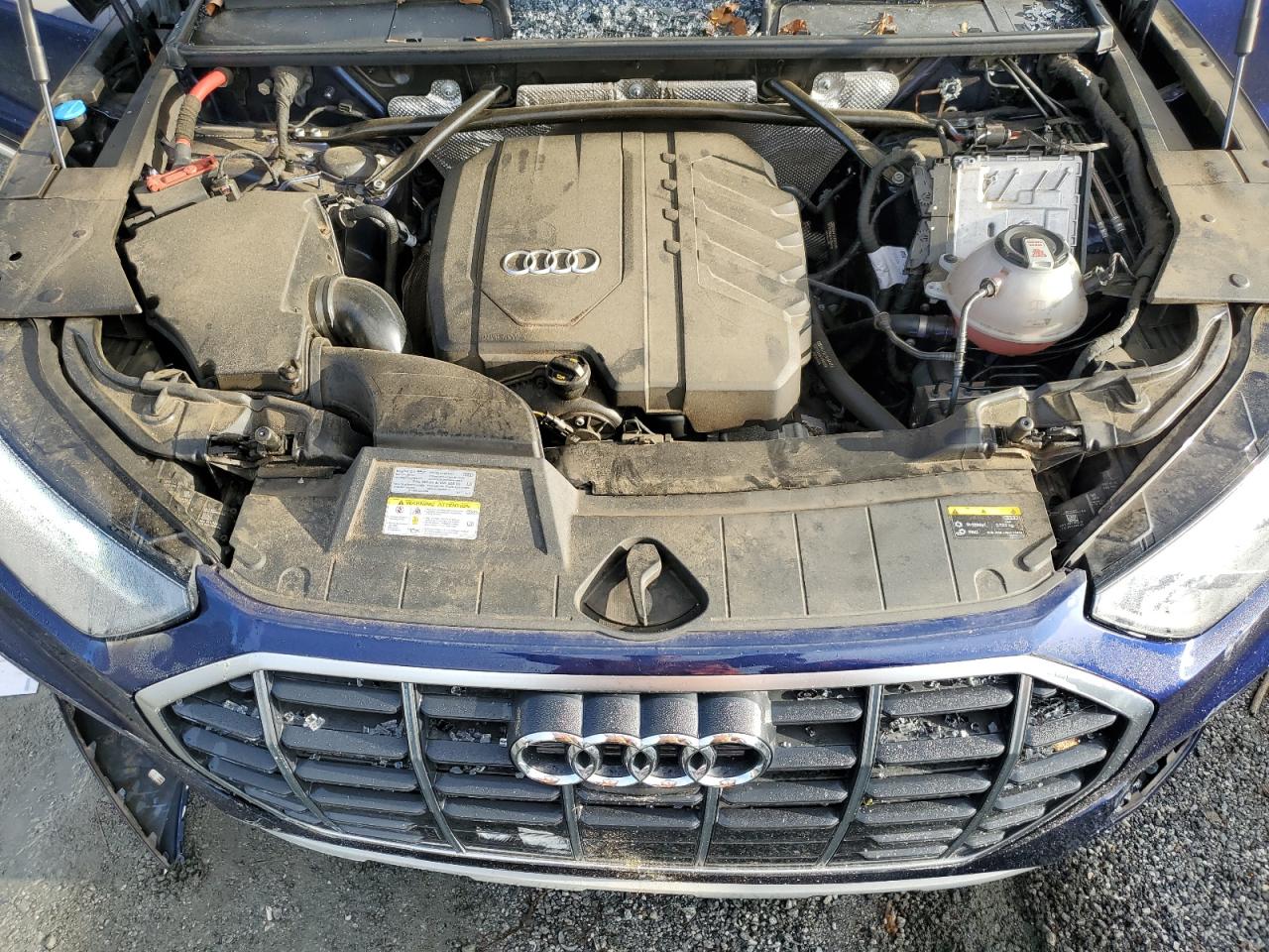 2021 Audi Q5 VIN WA1BAAFY6M2060667 Copart auction photo, front end damage thumbnail 11