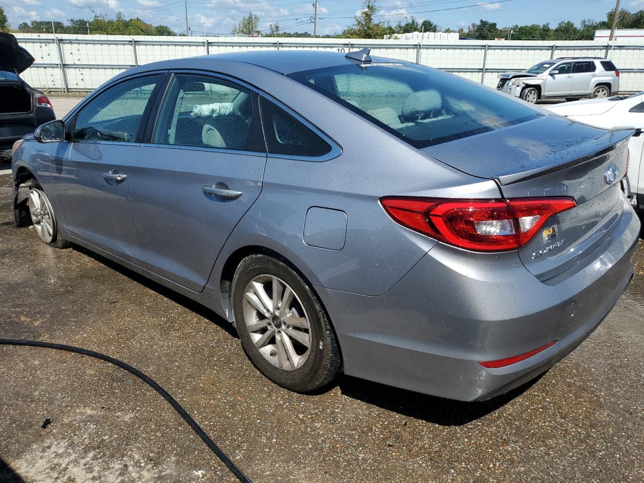 2015 Hyundai Sonata VIN 5NPE24AF7FH129083 Copart auction photo, front end / rear end damage thumbnail 2