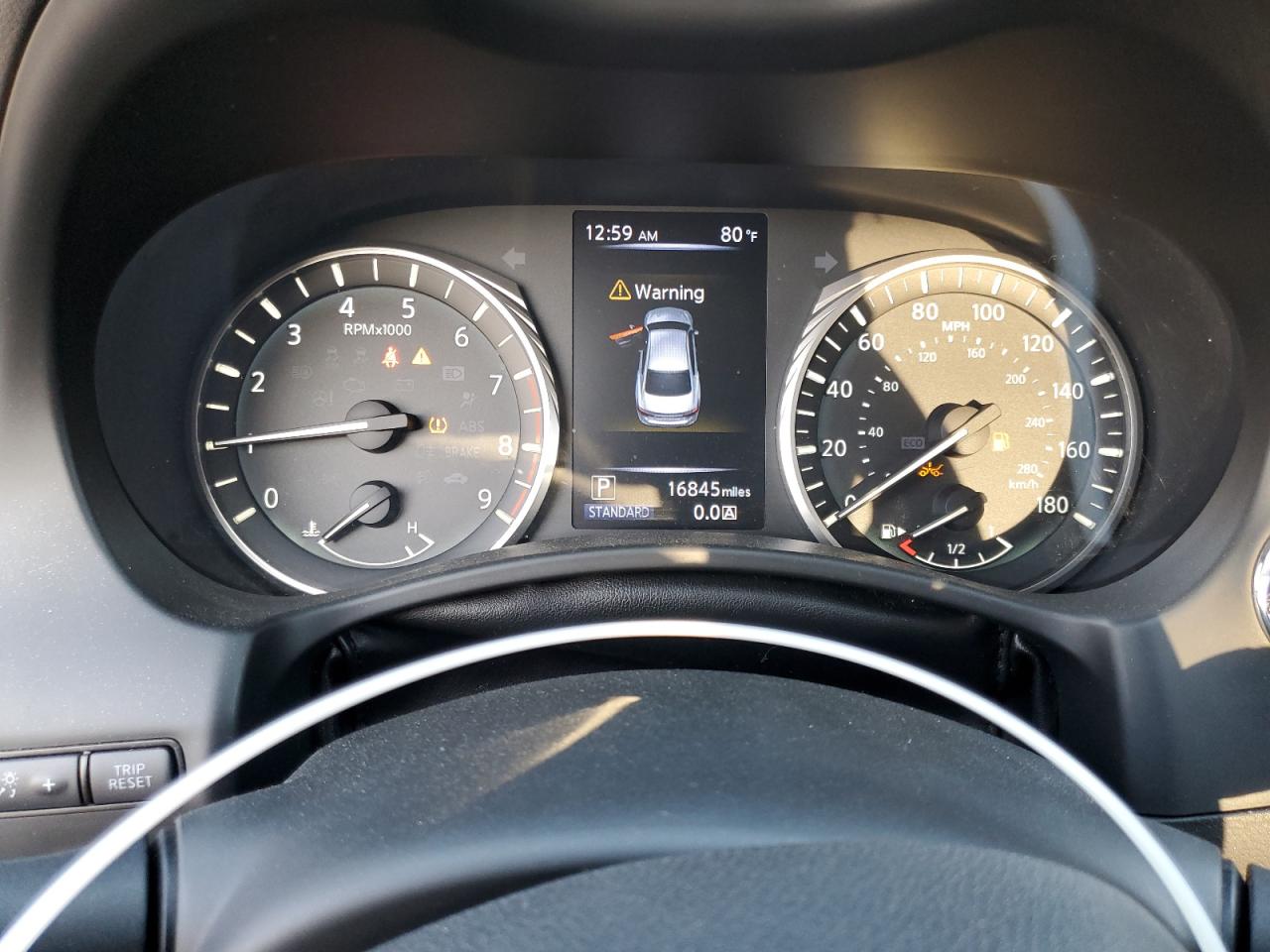 2020 Infiniti Q50 VIN JN1EV7AP9LM203450 Copart auction photo, minor dent/scratches damage thumbnail 9