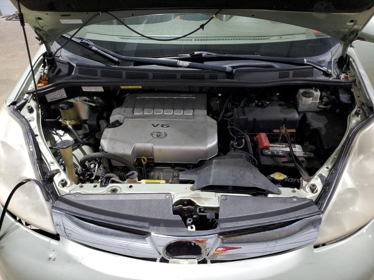2009 Toyota Sienna VIN 5TDBK22CX9S025665 Copart auction photo, rear end / front end damage thumbnail 12