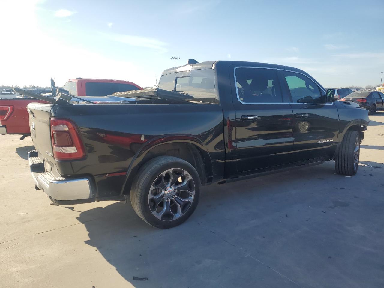 2019 RAM 1500 VIN 1C6SRFKTXKN659080 Copart auction photo, front end / rear end damage thumbnail 3