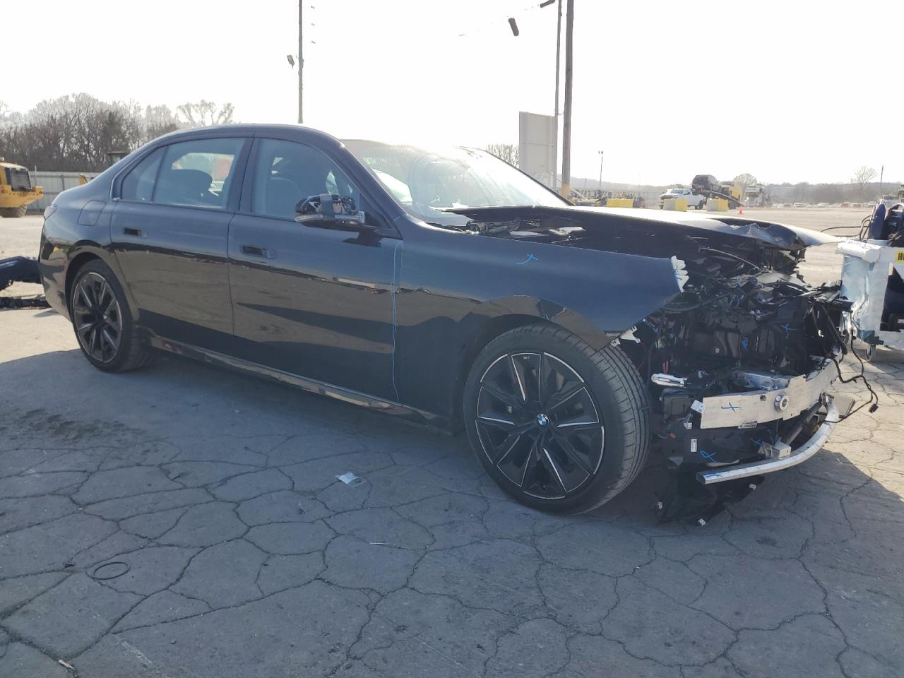 2024 BMW 7er VIN WBA33EJ00RCS16956 Copart auction photo, front end damage thumbnail 4
