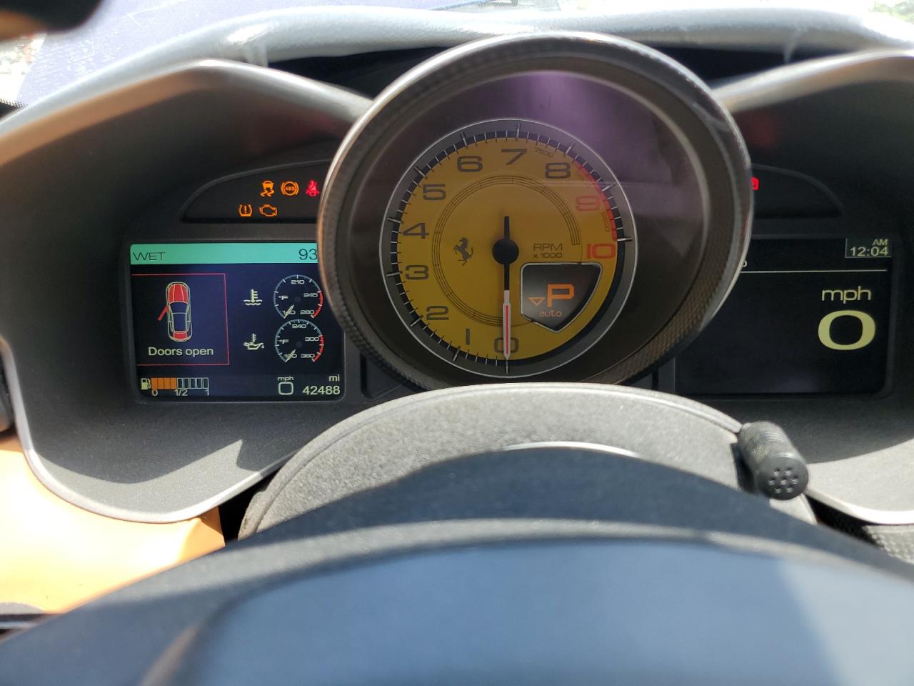 2014 Ferrari FF VIN ZFF73SKA3E0201603 Copart auction photo, burn - engine damage thumbnail 9