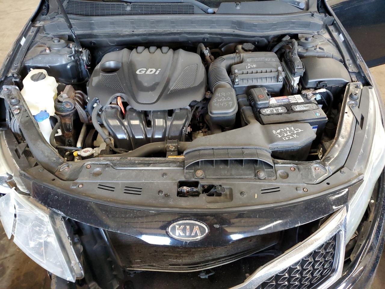 2012 KIA Optima VIN 5XXGN4A7XCG076962 Copart auction photo, front end damage thumbnail 12