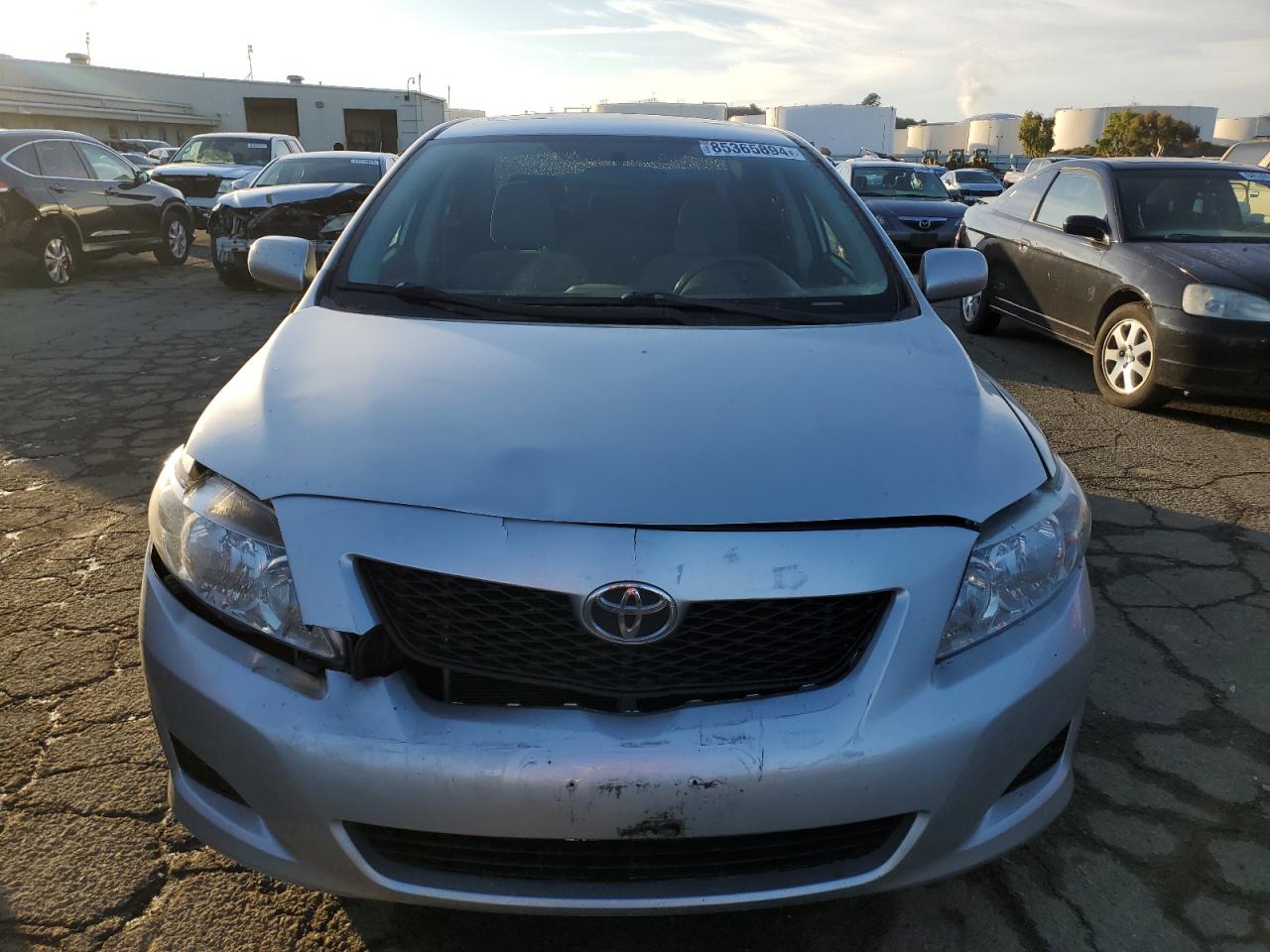 2010 Toyota Corolla VIN 1NXBU4EEXAZ222253 Copart auction photo, all over damage thumbnail 5