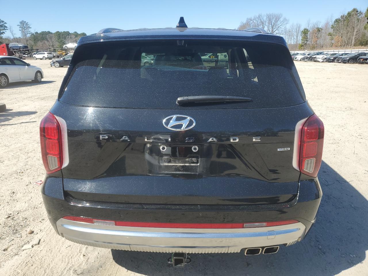 2024 Hyundai Palisade VIN KM8R7DGE0RU647401 Copart auction photo, front end / side damage thumbnail 6