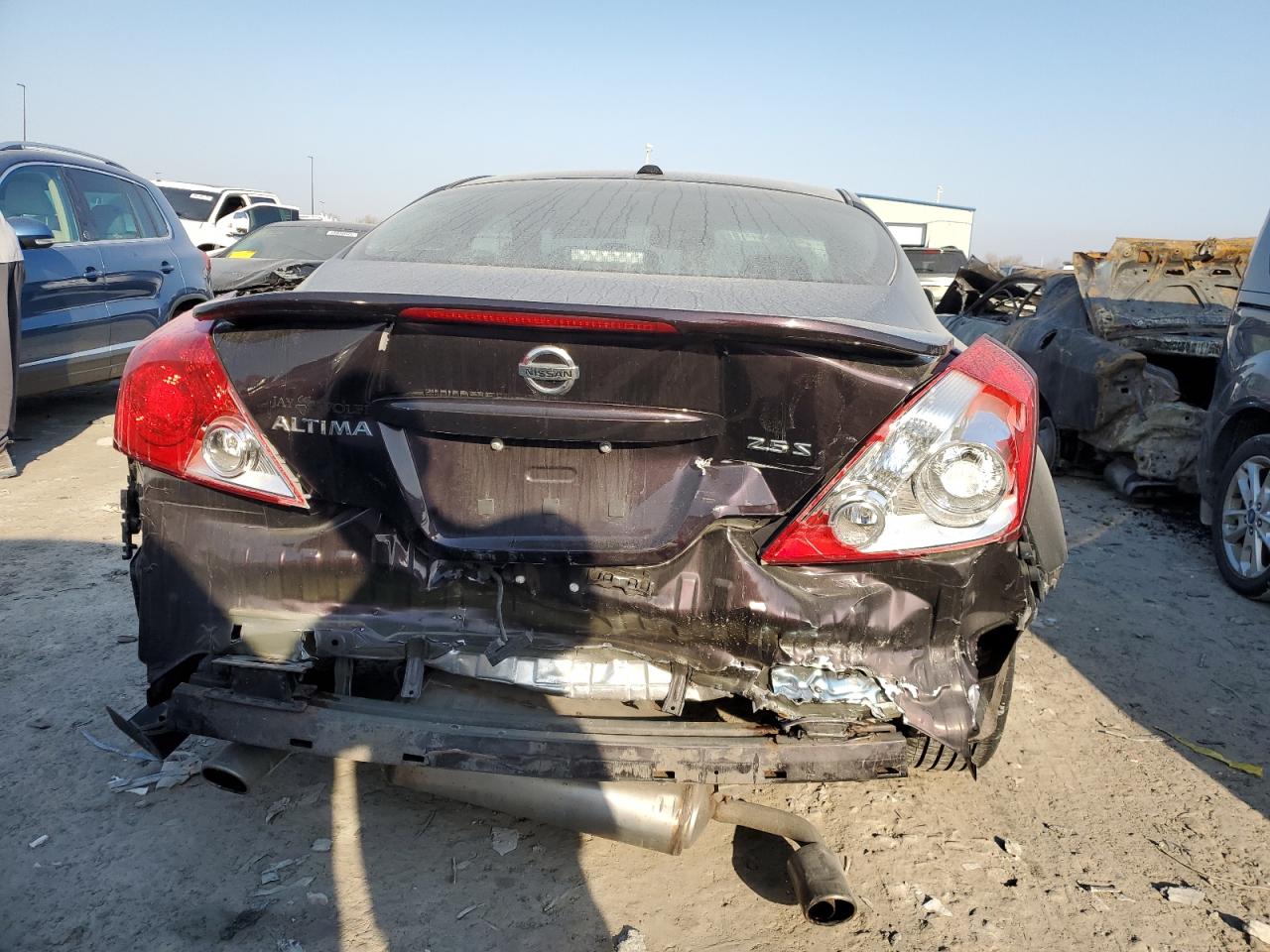 2012 Nissan Altima VIN 1N4AL2EPXCC179346 Copart auction photo, rear end damage thumbnail 6