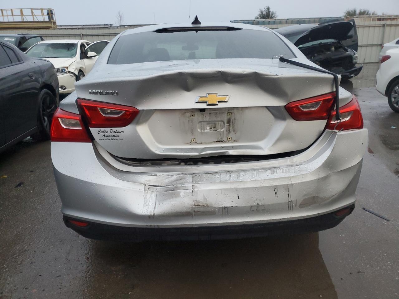 2018 Chevrolet Malibu VIN 1G1ZB5ST1JF293033 Copart auction photo, rear end damage thumbnail 6