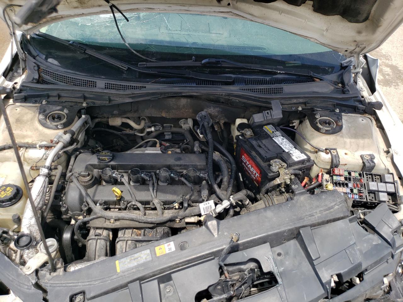 2010 Ford Fusion VIN 3FAHP0JA6AR172059 Copart auction photo, front end damage thumbnail 11