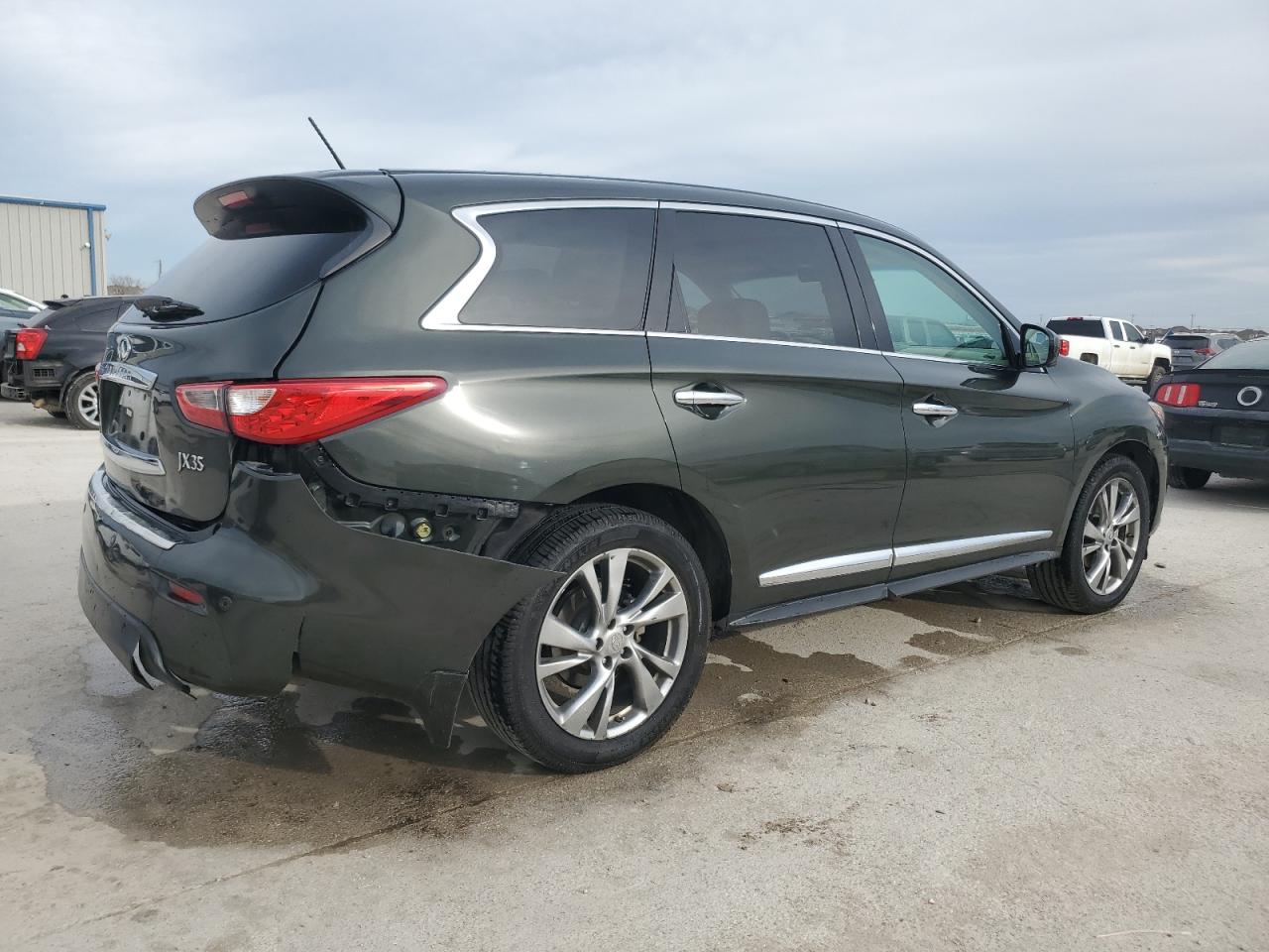 2013 Infiniti JX VIN 5N1AL0MM5DC306698 Copart auction photo, rear end / minor dent/scratches damage thumbnail 3