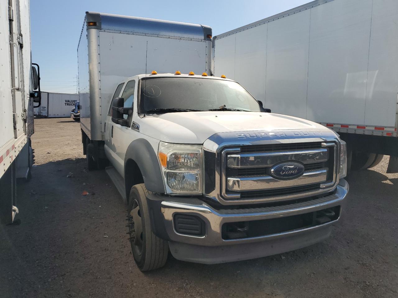 2012 Ford F450 VIN 1FD0W4GY5CED18989 Copart auction photo, side / front end damage thumbnail 4