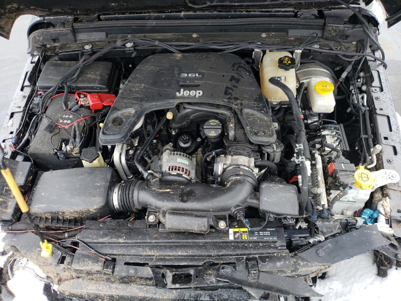 2018 Jeep Wrangler VIN 1C4HJXDG3JW142566 Copart auction photo, rollover damage thumbnail 12