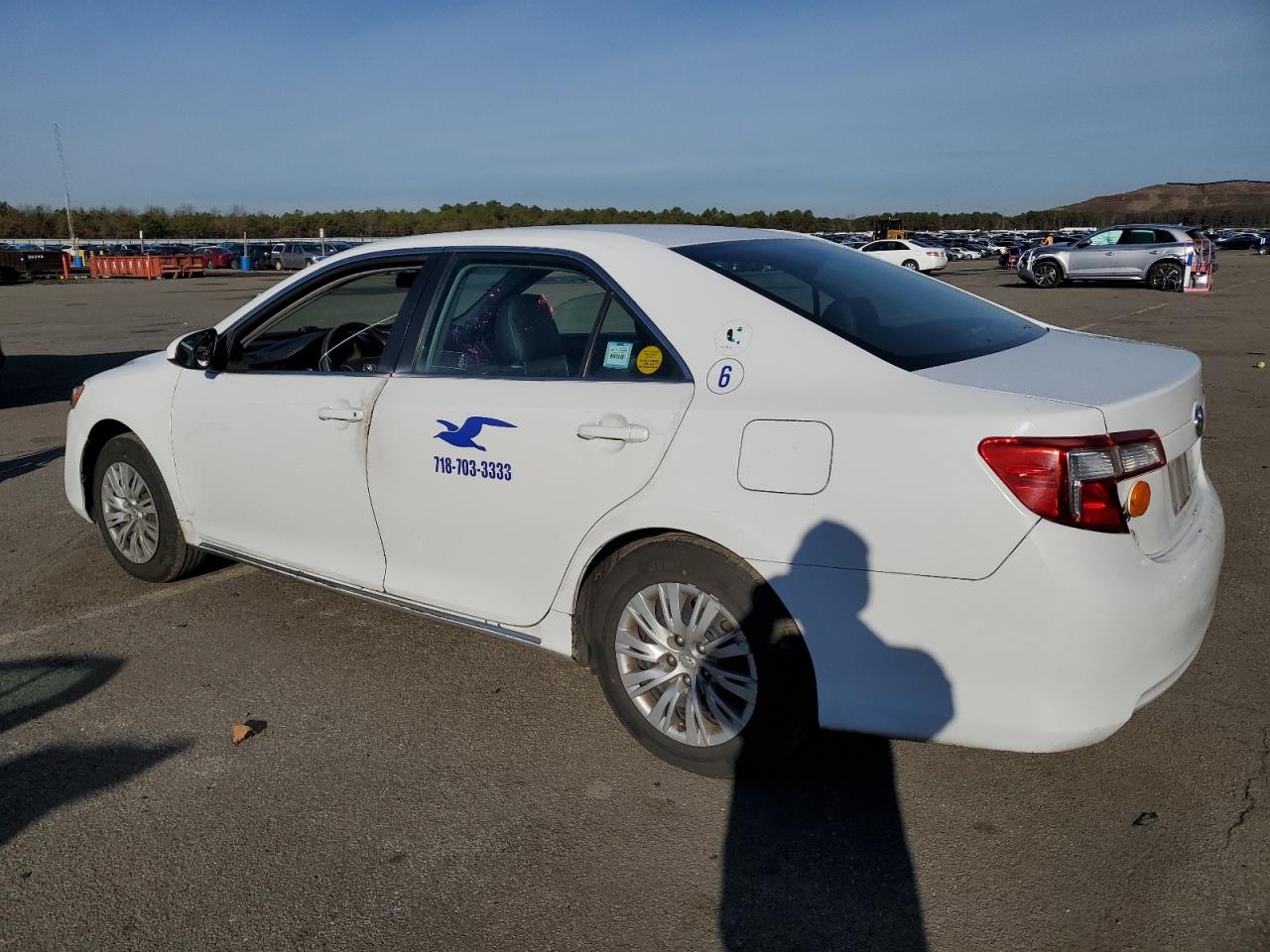 2012 Toyota Camry VIN 4T1BD1FK0CU014131 Copart auction photo, rear end damage thumbnail 2