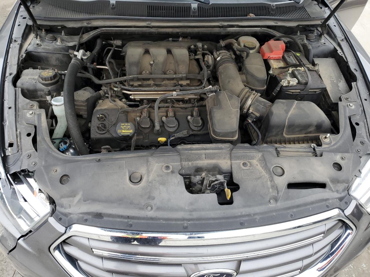 2013 Ford Taurus VIN 1FAHP2F89DG126366 Copart auction photo, front end / side damage thumbnail 11