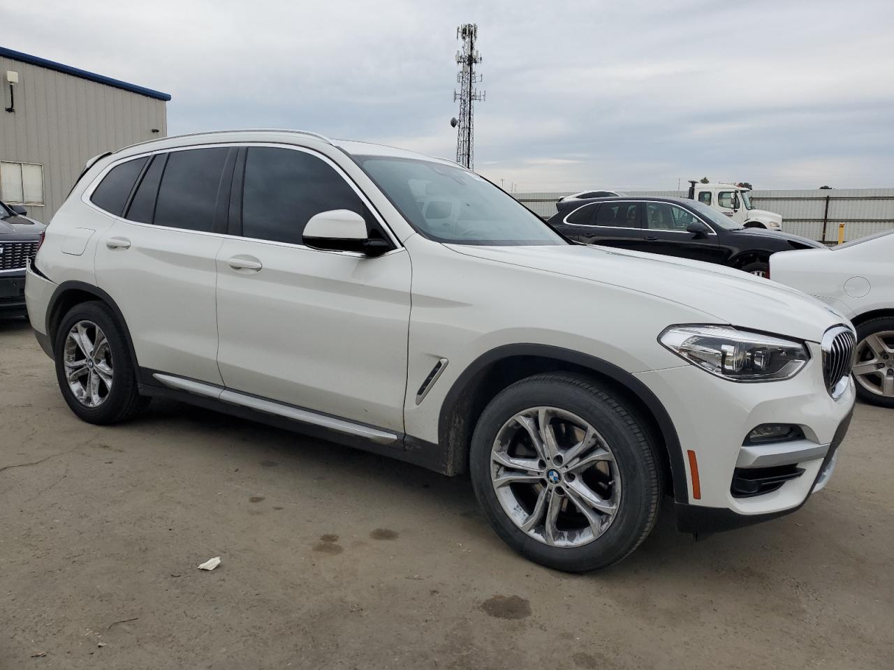 2020 BMW X3 VIN 5UXTY3C09L9B63878 Copart auction photo, rear end damage thumbnail 4