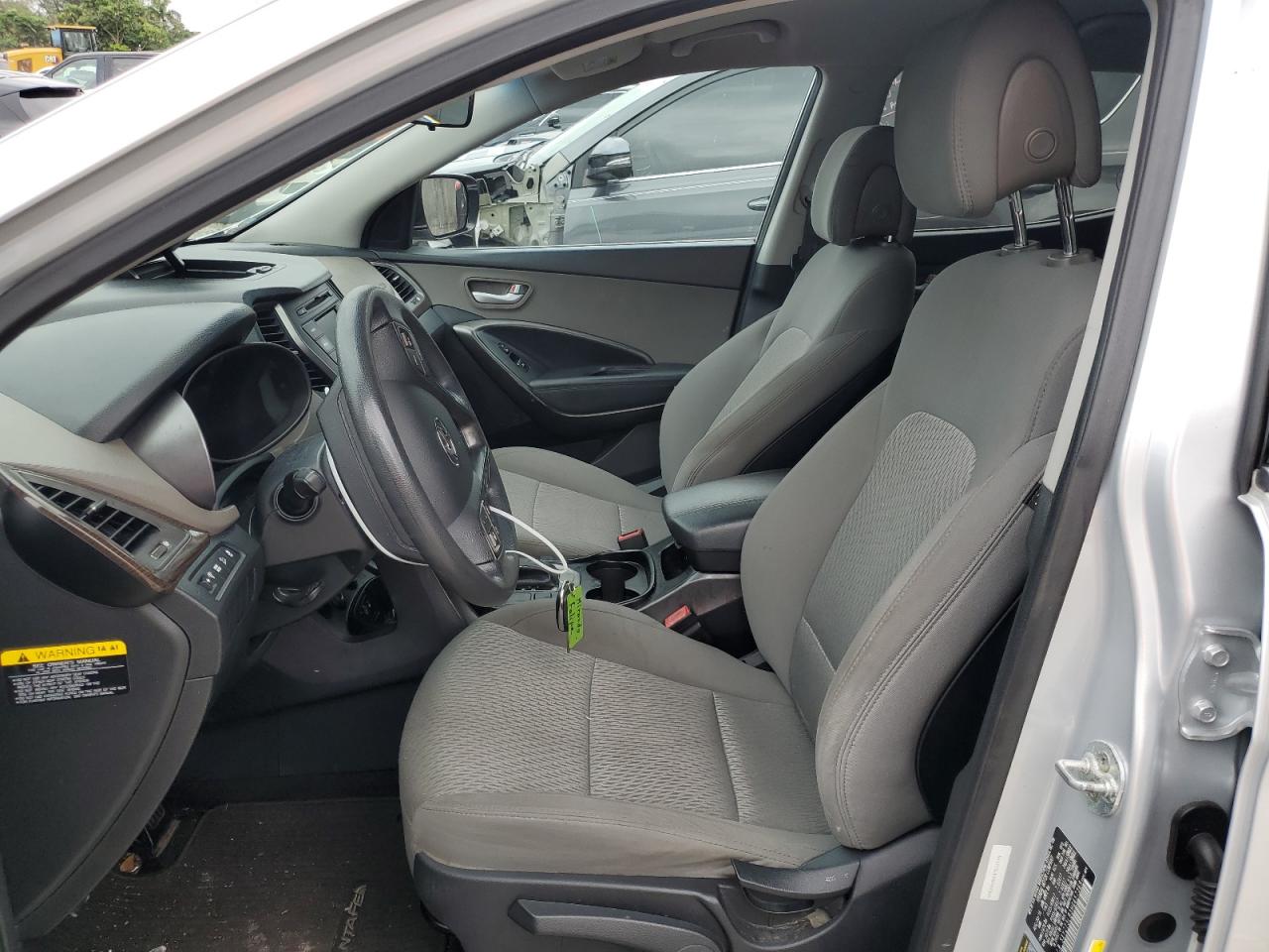 2017 Hyundai Santa Fe VIN 5XYZT3LB3HG457369 Copart auction photo, rear end / undercarriage damage thumbnail 7