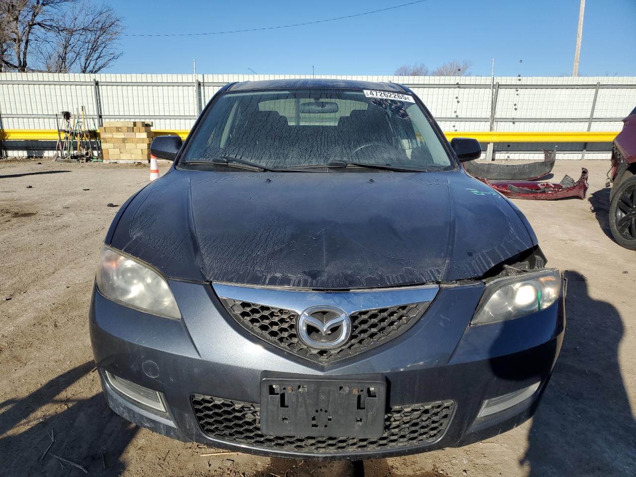 2009 Mazda 3 VIN JM1BK32F091209557 Copart auction photo, front end / side damage thumbnail 5