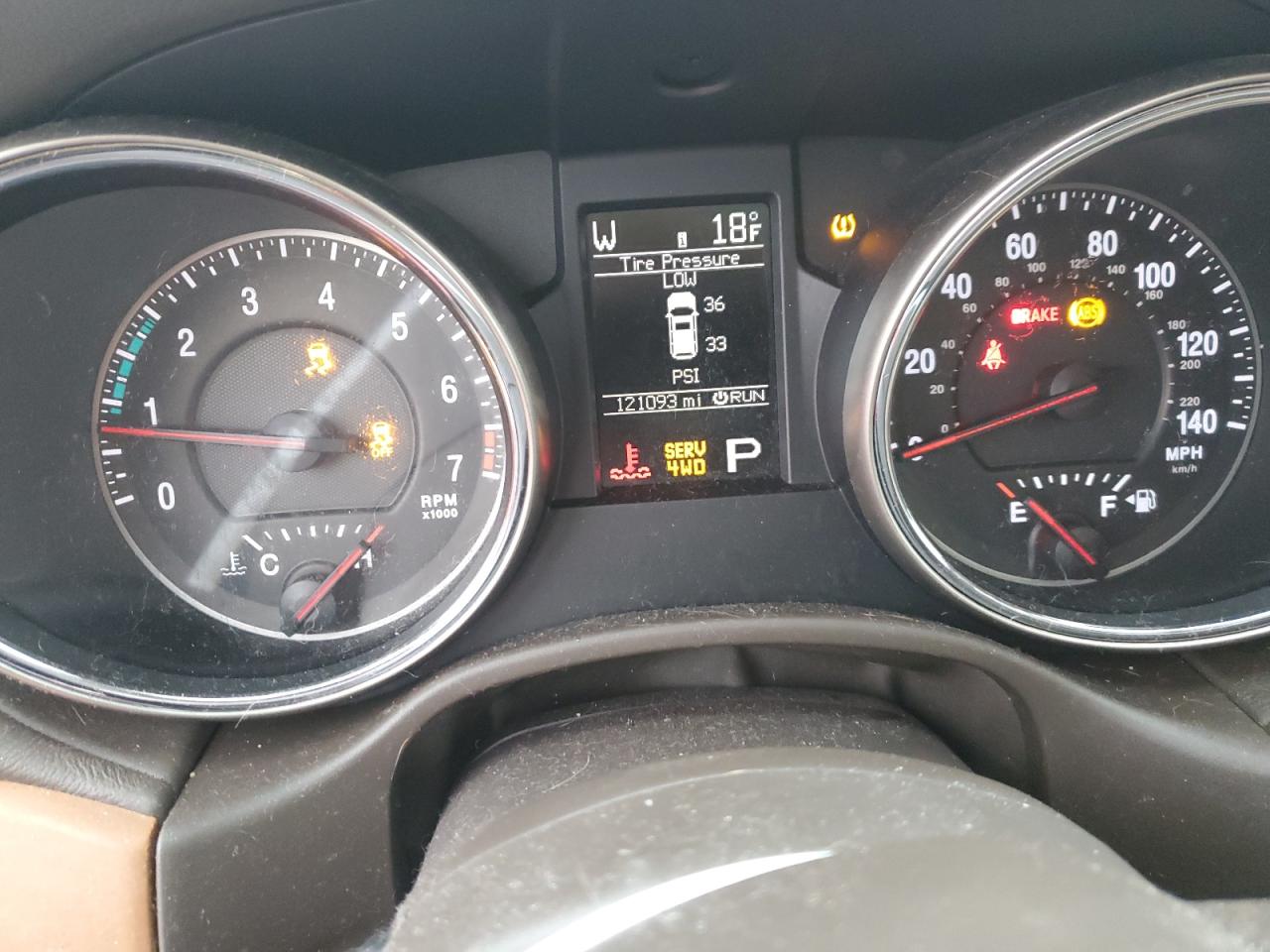 2012 Jeep Grand Cherokee VIN 1C4RJFCGXCC232866 Copart auction photo, front end damage thumbnail 9