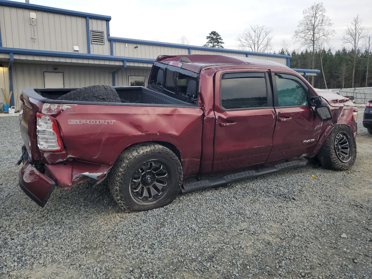 2022 RAM 1500 VIN 1C6SRFFT3NN135686 Copart auction photo, all over damage thumbnail 3
