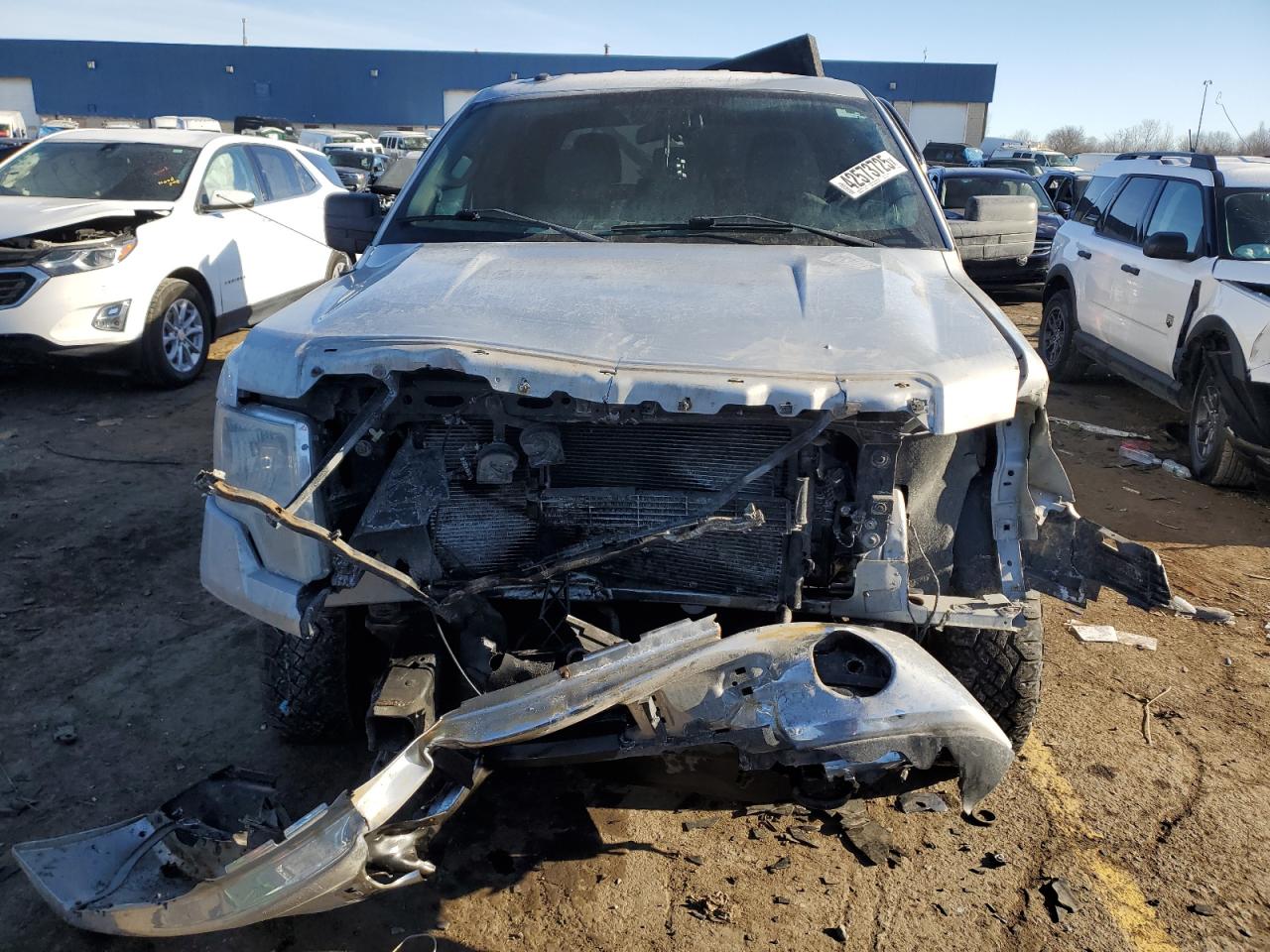 2014 Ford F-150 VIN 1FTFW1EF9EKG12608 Copart auction photo, front end / side damage thumbnail 5