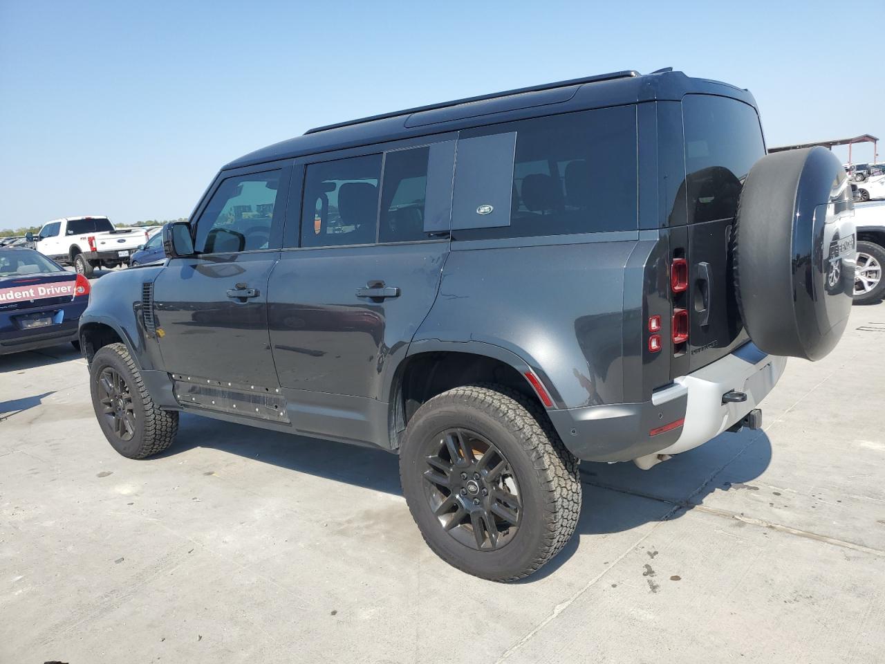 2024 Land Rover Defender VIN SALEJ7EUXR2295285 Copart auction photo, front end / side damage thumbnail 2