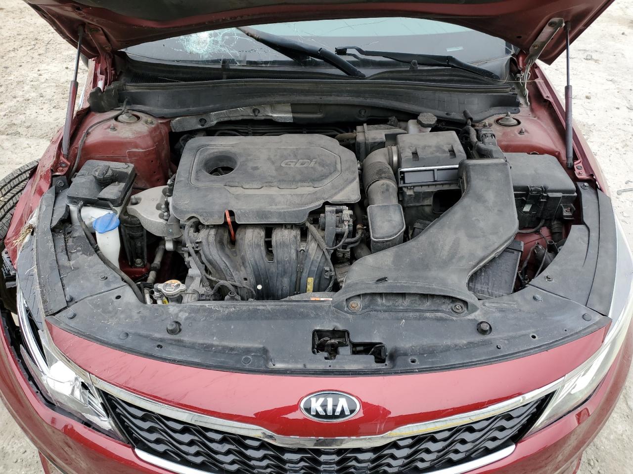 2020 KIA Optima VIN 5XXGT4L34LG439496 Copart auction photo, all over damage thumbnail 12